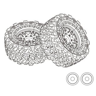 MJX MJX Tire (2Pcs)