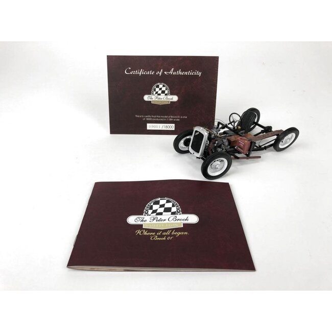 BIANTE BROCK: 1:18 scale of 'Brock 01' Peter Brocks first car made by Peter from an Austin 7s #05581/18000