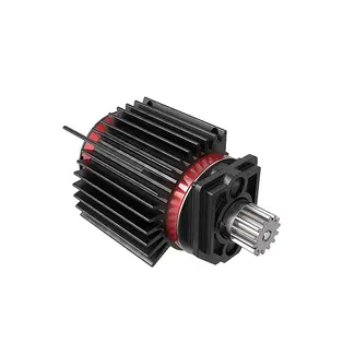 MJX MJX B284B BRUSHLESS MOTOR 1/16 WITH HEAT SINK, MOUNT AND PINION