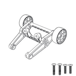 MJX MJX Truggy Wheelie Bar Assembly [16120]