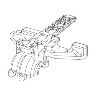 MJX MJX Rear Upper Gearbox Covers [16190]