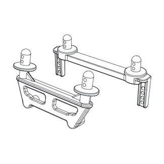MJX MJX FRONT REAR Body POSTS [16281] 16209 16210