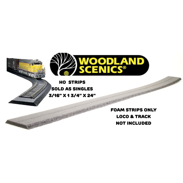 Woodland Scenics ST1474 - 24' Roll Track Bed - HO Scale