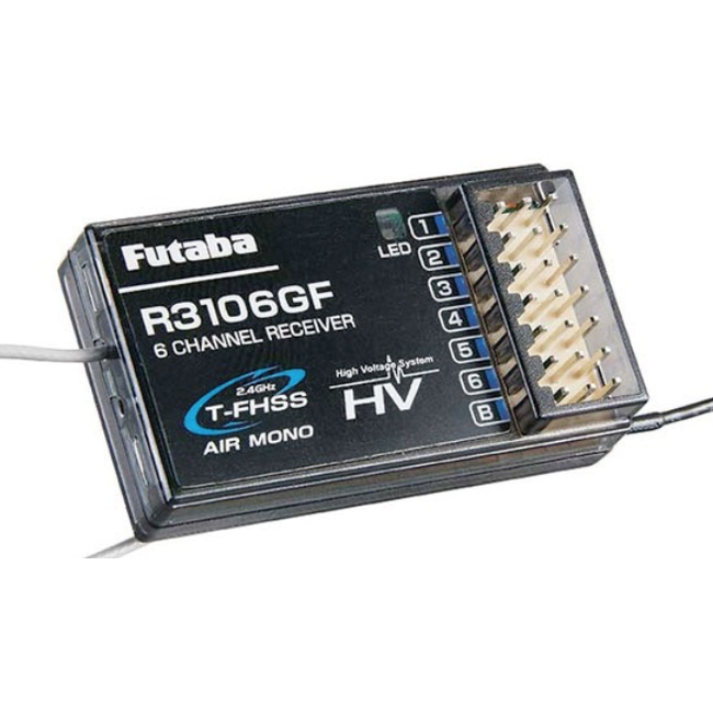 Futaba 6L Sport 6-Channel T-FHSS Mono Radio System  SELECT MODE 2 T6L WITH R3106GF RECEIVER