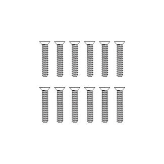 MJX MJX Countersunk Flat Head Screws (12pcs) [M23124]