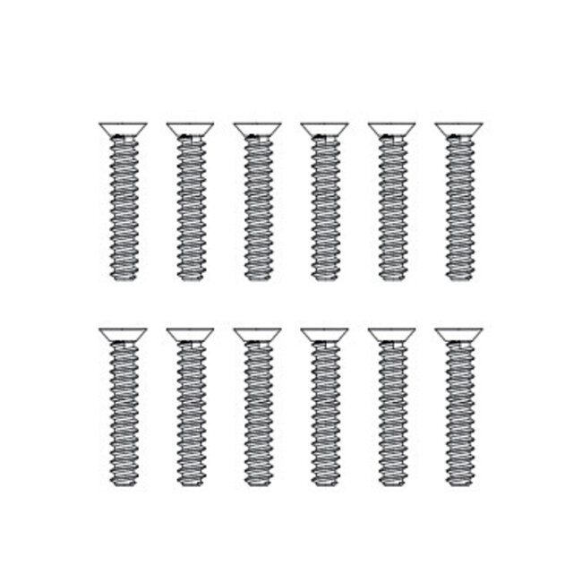 MJX Round Head Screws (12pcs) [M26124]