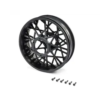 LOSI Losi Rear Black Wheel Set, ProMoto-MX