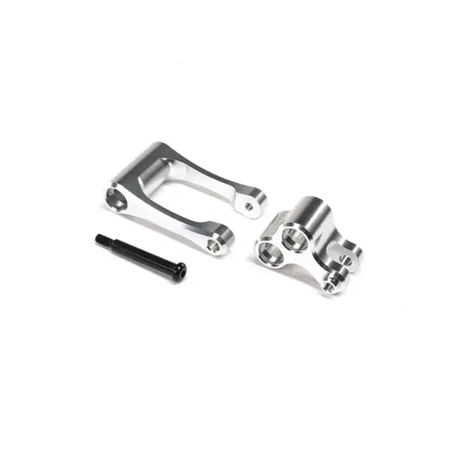Losi Aluminium Knuckle and Pull Rod, Silver, ProMoto-MX