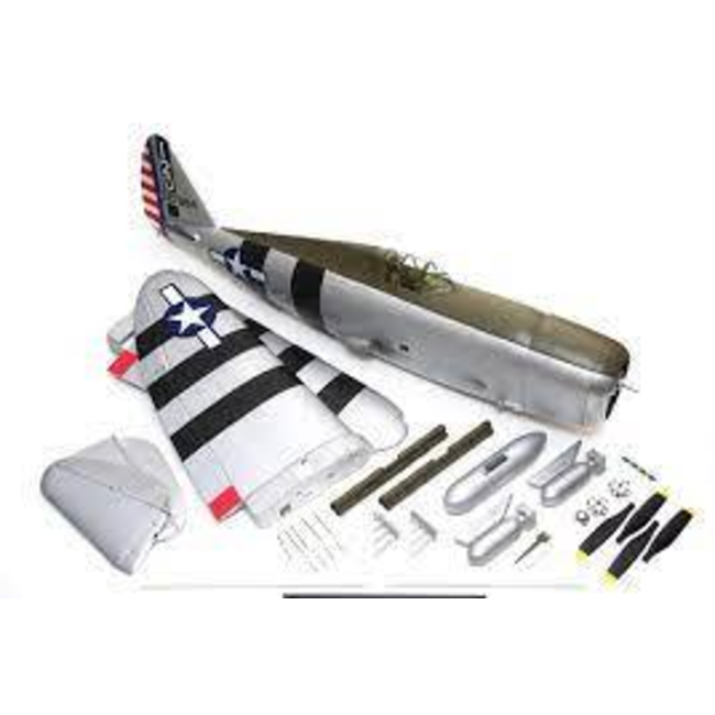 P-47 Razorback 1500mm Bonnie PNP REQUIRES TX RX BATTERY & CHARGER