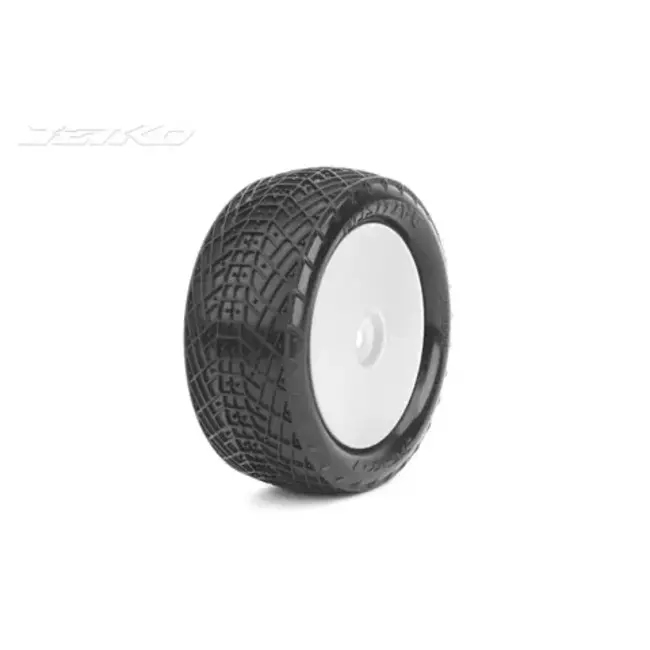 jETKO Positive 1/10 FRONT 4WD Buggy Mounted Tires MEDIUM SOFT (Pre-Glued)