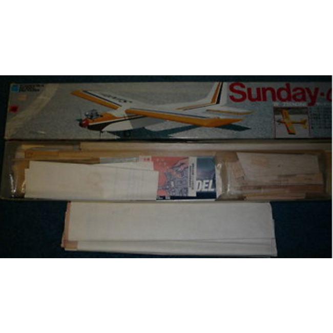 YOSHIOKA SUNDAY 3ch HIGH WING KIT 15-25 1.19mt span  1973 Vinatge kit