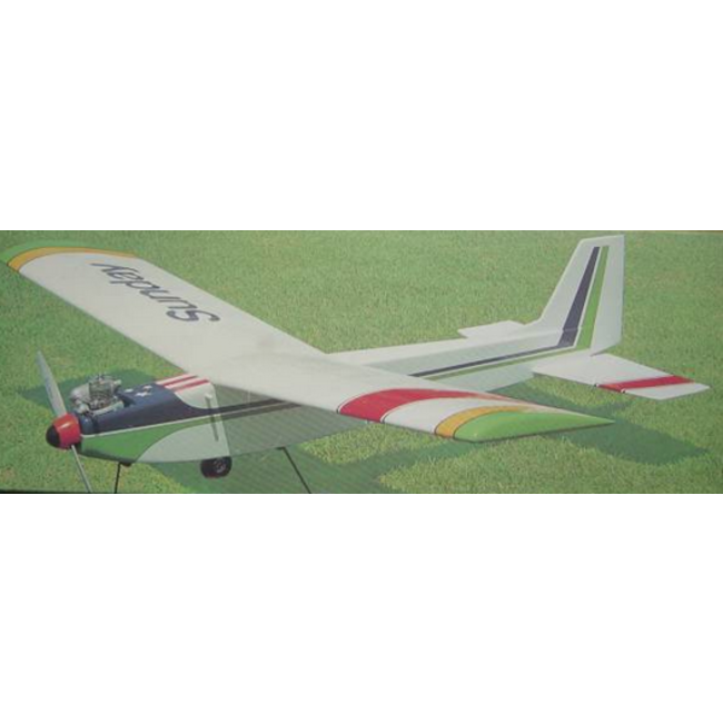 YOSHIOKA SUNDAY 3ch HIGH WING KIT 15-25 1.19mt span  1973 Vinatge kit