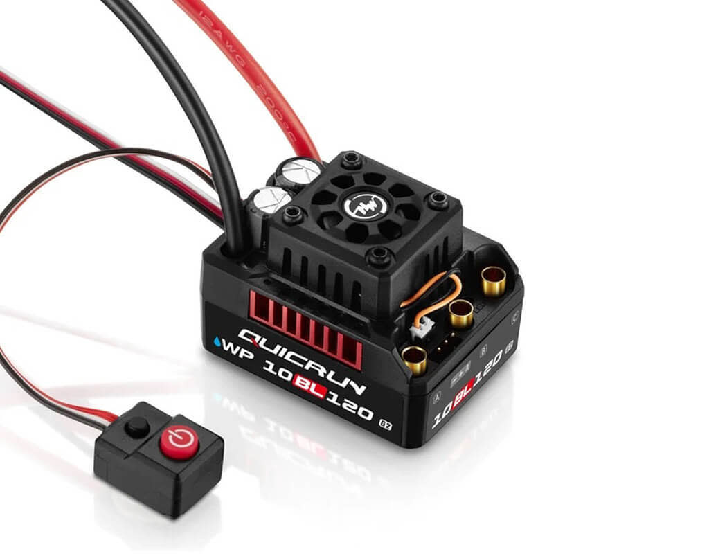 HOBBYWING QuicRun WP Mini24 Waterproof ESC For RC Cars | Brushless/Brushed Motor