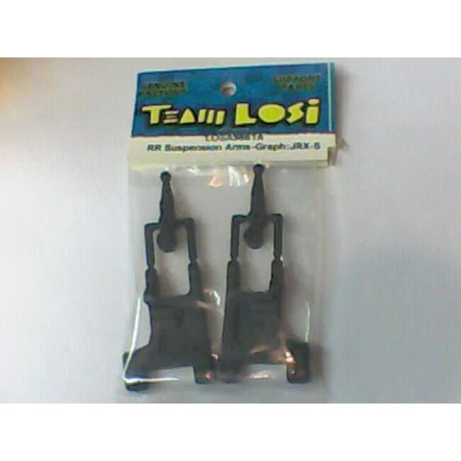 TEAM LOSI GRAPHITE REAR SUSPENSION ARMS JRXS 4WD TOURING SEDAN VINTAGE LOSA9861A