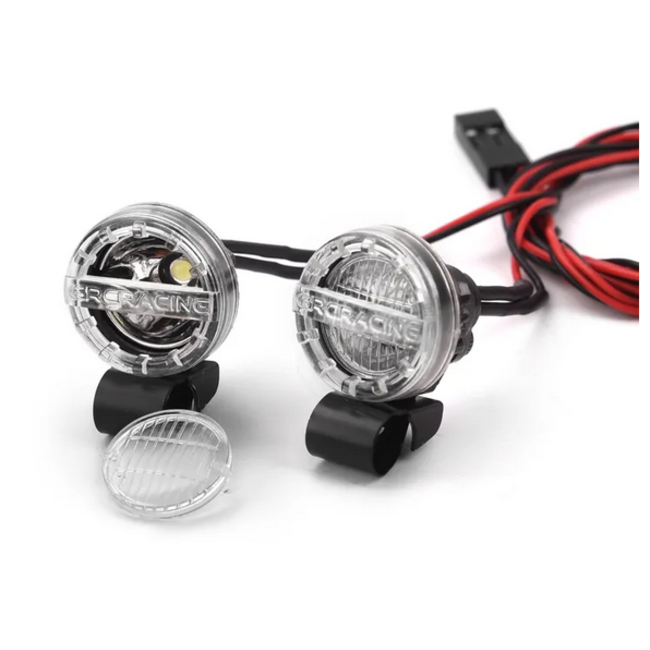 INJORA SPOTLIGHTS 16mm HT-LENS  & COVER WITH MOUNTING BRACKET  UNASSEMBLED KIT