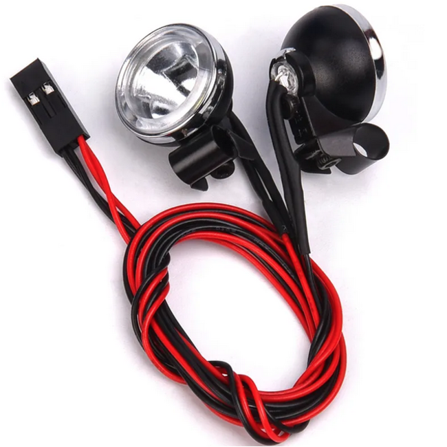 INJORA SPOTLIGHTS 18mm HT-LENS  WITH MOUNTING BRACKET  UNASSEMBLED KIT