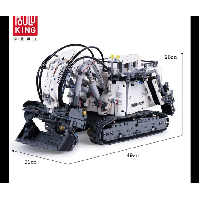 Mould King 13130 RC Liebherr Terex RH400 Mining Excavator | 4,062 PCS