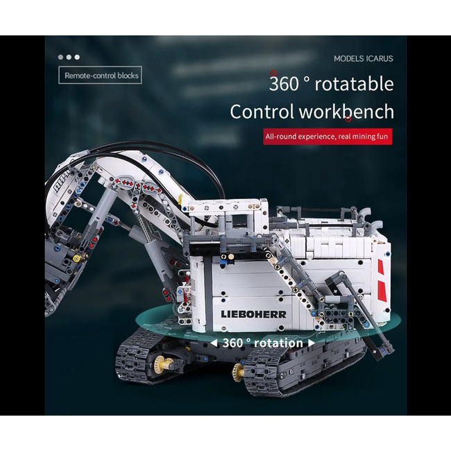 Mould King 13130 RC Liebherr Terex RH400 Mining Excavator | 4,062 PCS