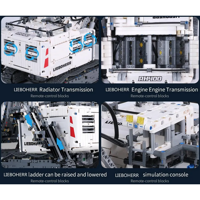 Mould King 13130 RC Liebherr Terex RH400 Mining Excavator | 4,062 PCS
