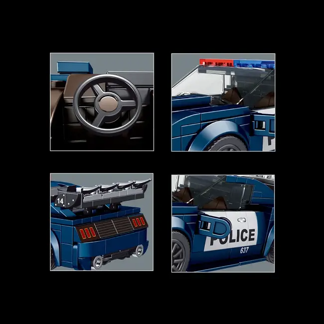Mould King USA Police Patrol Car 356pc