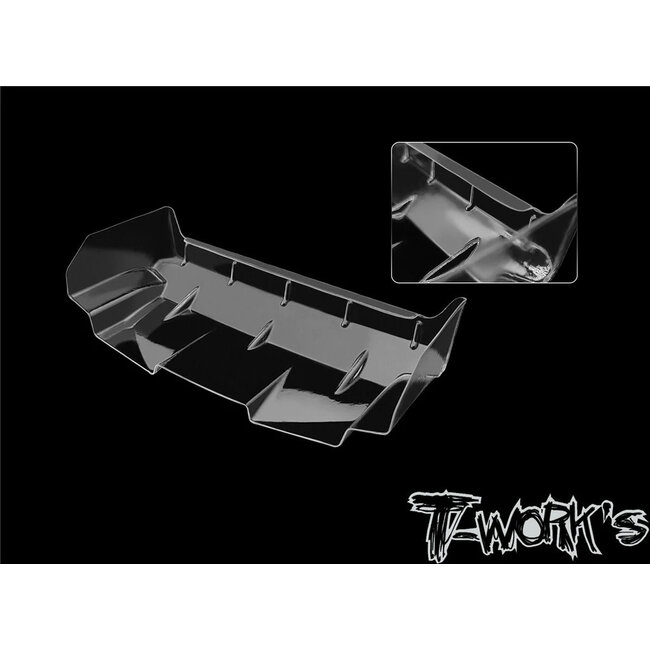 TWORKS T-Work's 6.5" Astro-Carpet High-Clearance Rear Wing (1:10 Buggy)