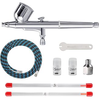 ACE RADIO CONTROLLED MODELS HOBBY AIRBRUSH KIT - GRAVITY FEED - WITH ALL ACCESSORIES - NHDU-30K