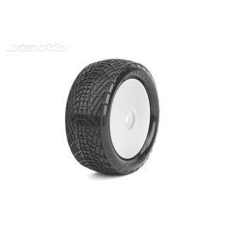 JETKO JETKO 1/0 BUGGY 4WD FRONT POSITIVE WHITE WHEEL PRE MOUNTED