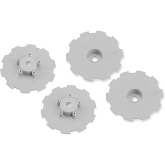JCONCEPTS JCONCEPTS Hazard - SC10.2 / SC10 4x4 - wheel dish - 4pc. - (WHITE) - fits 3344 wheel