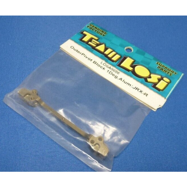 Team Losi LOSA9696 JRX-R Aluminum Outer Pivot Block 1 Degree