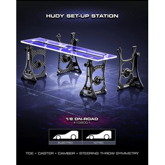 HUDY HUDY SET-UP STATION FOR 1/8 ON-ROAD CARS - HD108001