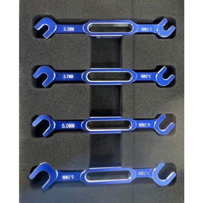 HOBBY DETAILS   Turnbuckle Hex wrench set 3/ 3.2mm , 3.5 / 3.7mm , 4.0 / 5.0mm ,& 5.5 / 6mm