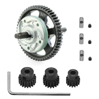 HOBBY DETAILS HOBBY DETAILS TRAXXAS 4X4 METAL SPUR GEAR ASSEMBLY 54T WITH 15,17,19T PINION GEAR