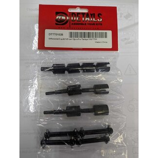 HOBBY DETAILS HOBBY DETAILS Differential Cup&CVD set 12pcs For Tamiya 1/10 TT01