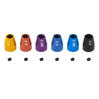 HOBBY DETAILS HOBBY DETAILS COLOURED COLLAR SET FOR HEX DRIVERS