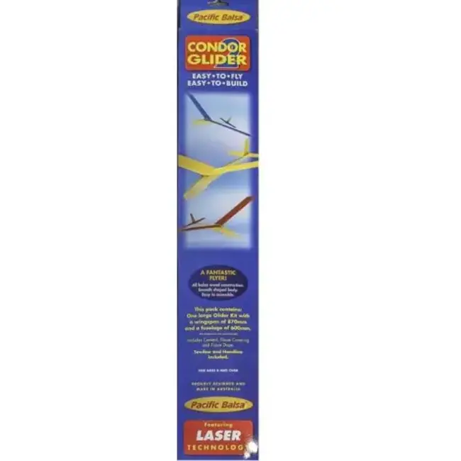 PACIFIC BALSA CONDOR 2 CHUCK GLIDER