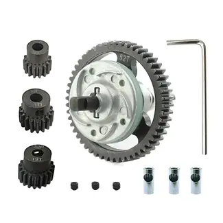 HOBBY DETAILS HOBBY DETAILS TRAXXAS 4X4 METAL SPUR GEAR ASSEMBLY 52T WITH 15,17,19T PINION GEAR