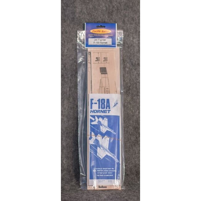 PACIFIC BALSA F-18 JET FIGHTER CHUCK GLIDER