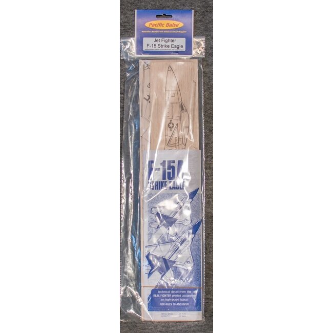 PACIFIC BALSA F-15A  STRIKE EAGLE JET FIGHTER CHUCK GLIDER