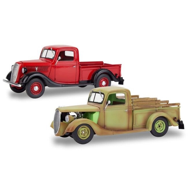 REVELL 1937 FORD PICKUP STREET ROD WITH SURF BOARD 1/25