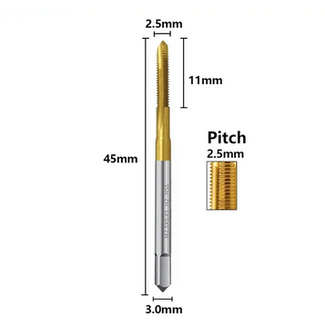 HY MODEL ACCESSORIES HY METRIC THREAD TAP M2.5 X 0.4mm (1PC) ( OLD CODE HY163705 )