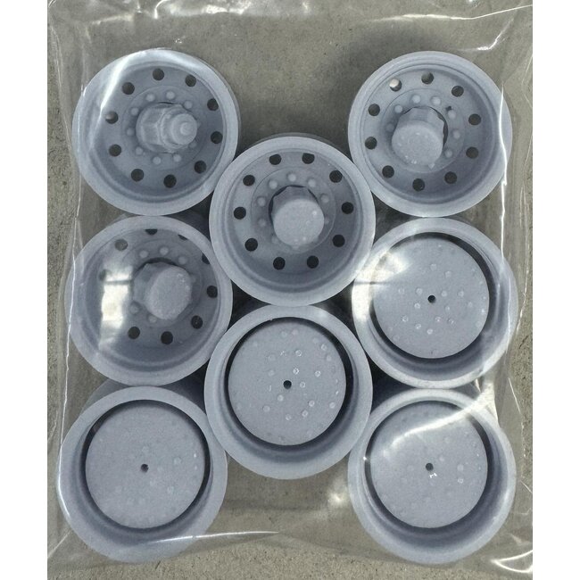 AUSLOWE Complete tandem axle set 10 stud trailer  1/25  wheels