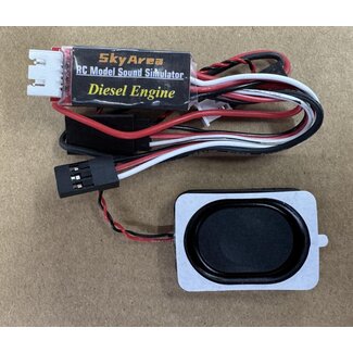 ACE RADIO CONTROLLED MODELS ACE SKY-AREA DIESEL EINGINE   SOUND SYSTEM SINGLE  SPEAKER FOR RC SOUNDS  LIKE  A GENERATOR  OR TRACTOR
