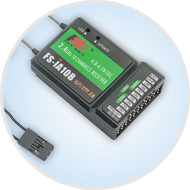FLYSKY IA10B Receiver to suit FS-i10 radio