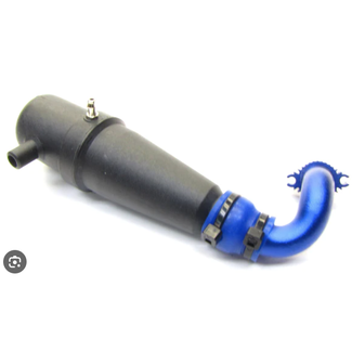 TRAXXAS TRAXXAS Nitro RUSTLER - Tuned pipe, Header, Exhaust Assembled 44096-3