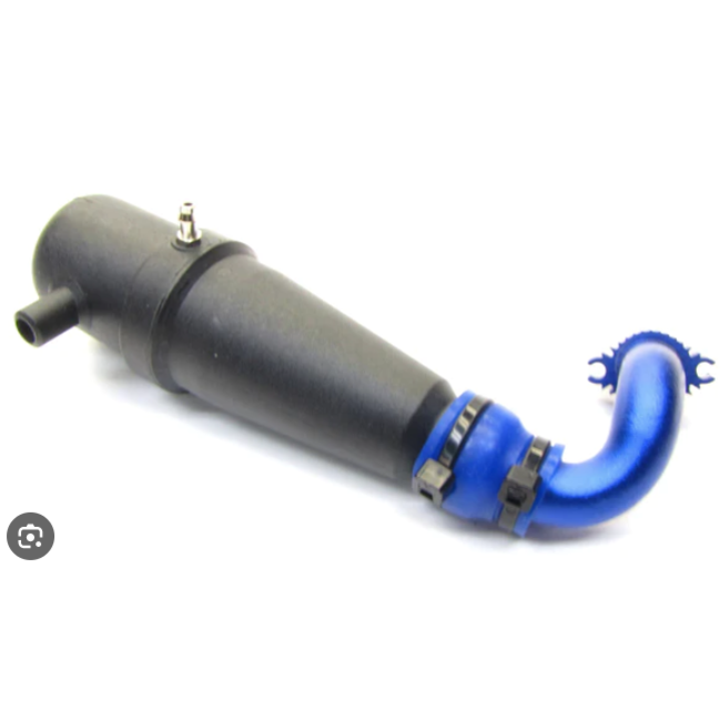 TRAXXAS Nitro RUSTLER - Tuned pipe, Header, Exhaust Assembled 44096-3