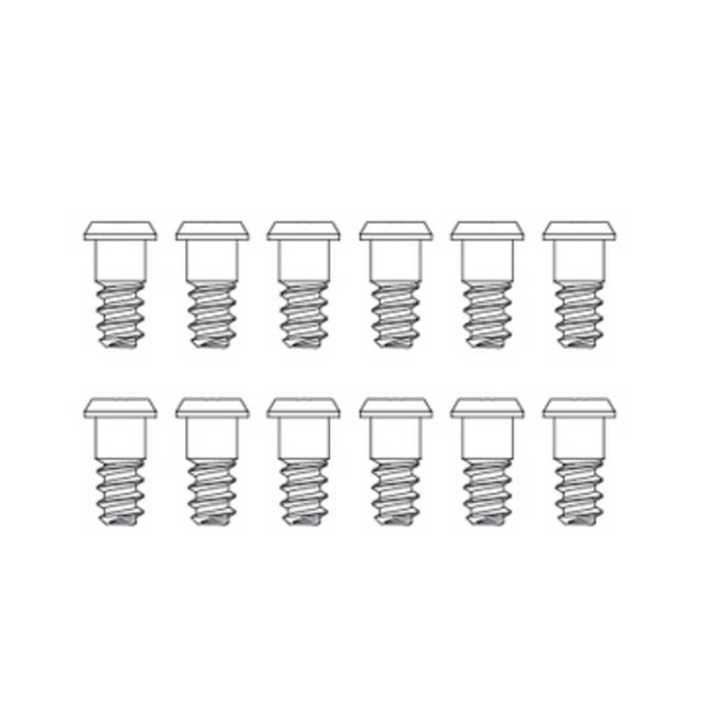 MJX Step Flat Screw Head Screws (12pcs) [M2665]