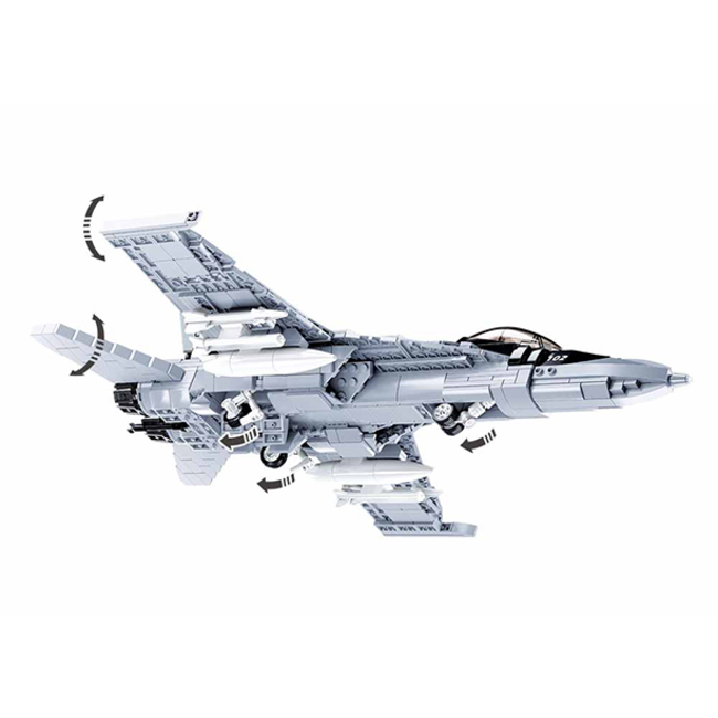 SLUBAN B0928 MODEL BRICKS F/A 18E SUPER BUMBLEBEE 682 PCS AGES 10+ C12