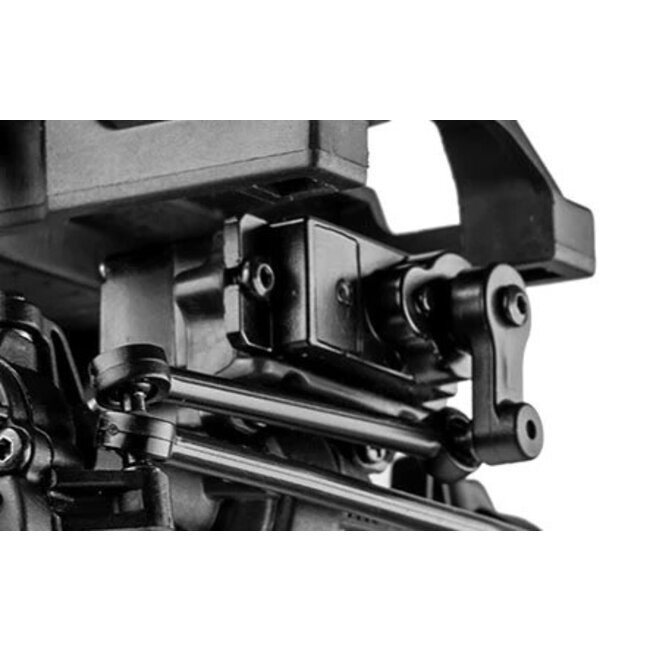 FMS 1/18 CHEYENNE RTR FMS FCX18 1/18 HUMMER EV RTR WHITE    Licensed by General Motors, the FMS 1/18 scale Hummer EV model faithfully replicates the iconic vehicle using the FCX18 series chassis. This detailed model captures the essence of the 1:1 vehicle