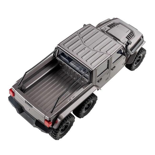 FMS 1/18 CHEYENNE RTR FMS FCX18 1/18 HUMMER EV RTR WHITE    Licensed by General Motors, the FMS 1/18 scale Hummer EV model faithfully replicates the iconic vehicle using the FCX18 series chassis. This detailed model captures the essence of the 1:1 vehicle