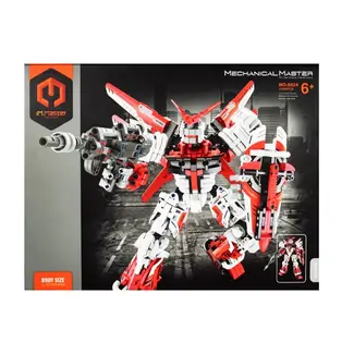IM MASTER IM Master Mecha Building Block Set Red 1100pcs